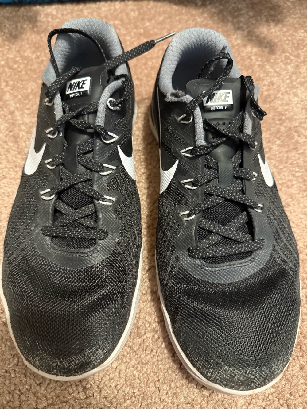 Nike Black & White Athletic Training Shoe